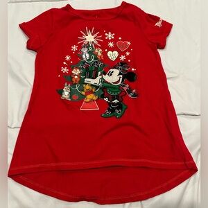 Disney Parks Minnie Mouse Christmas tee. Size XS